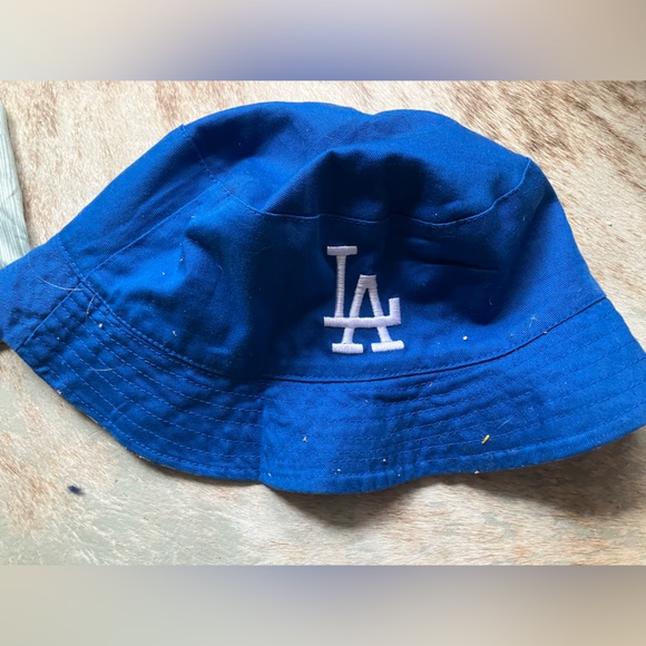 VTG Los Angeles Dodgers Promo Hat Men's This is My Town Bucket Hat MLB - Picture 1 of 2